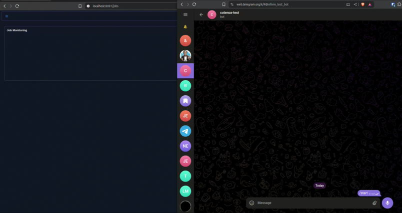 AI assistant interface with conversation and tool execution